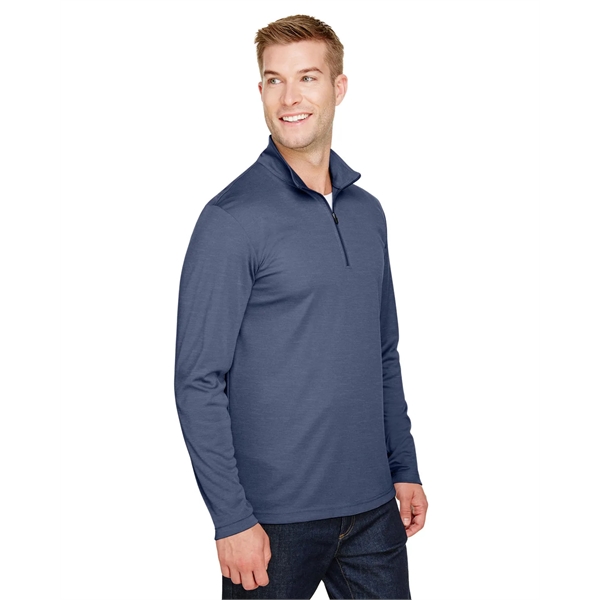 Team 365 Men's Zone Sonic Heather Performance Quarter-Zip - Team 365 Men's Zone Sonic Heather Performance Quarter-Zip - Image 39 of 63