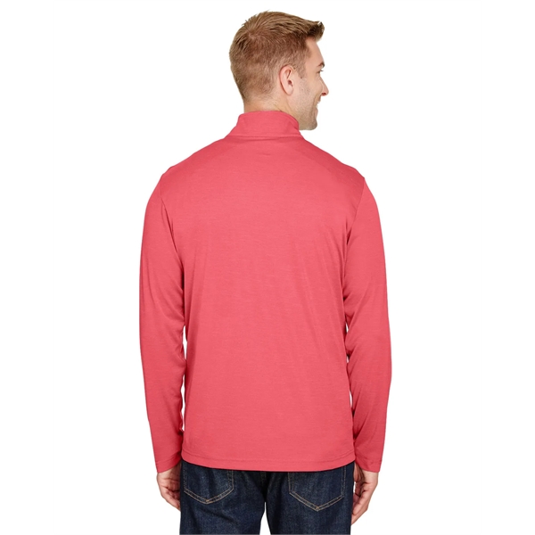 Team 365 Men's Zone Sonic Heather Performance Quarter-Zip - Team 365 Men's Zone Sonic Heather Performance Quarter-Zip - Image 45 of 63