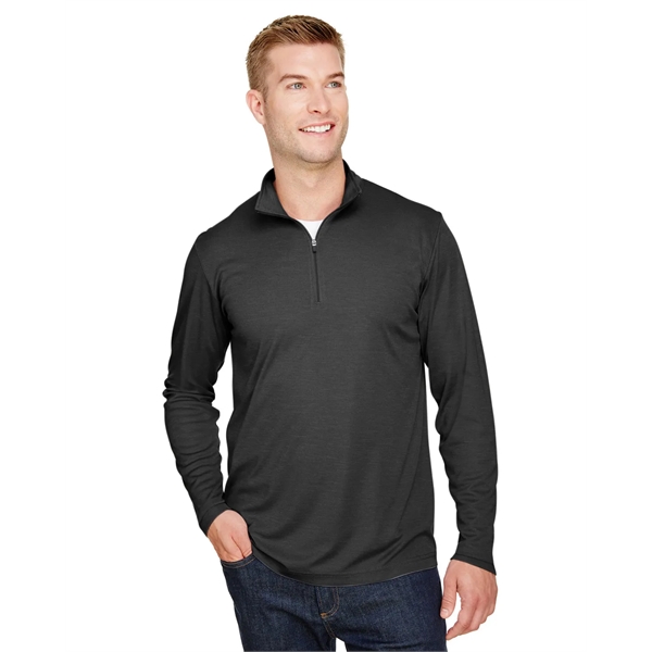 Team 365 Men's Zone Sonic Heather Performance Quarter-Zip - Team 365 Men's Zone Sonic Heather Performance Quarter-Zip - Image 53 of 63