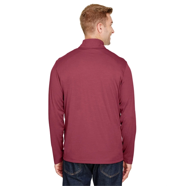 Team 365 Men's Zone Sonic Heather Performance Quarter-Zip - Team 365 Men's Zone Sonic Heather Performance Quarter-Zip - Image 61 of 63