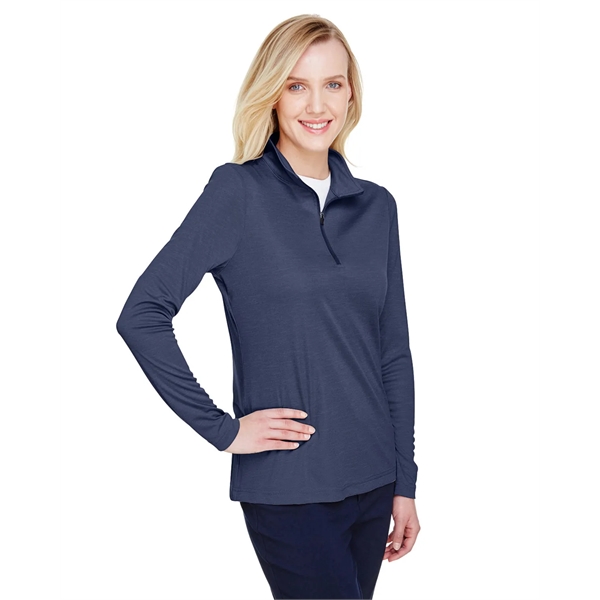 Team 365 Ladies' Zone Sonic Heather Performance Quarter-Zip - Team 365 Ladies' Zone Sonic Heather Performance Quarter-Zip - Image 40 of 62