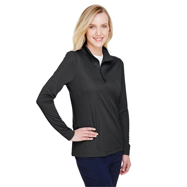 Team 365 Ladies' Zone Sonic Heather Performance Quarter-Zip - Team 365 Ladies' Zone Sonic Heather Performance Quarter-Zip - Image 54 of 62