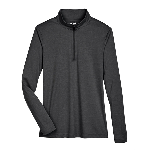 Team 365 Ladies' Zone Sonic Heather Performance Quarter-Zip - Team 365 Ladies' Zone Sonic Heather Performance Quarter-Zip - Image 56 of 62