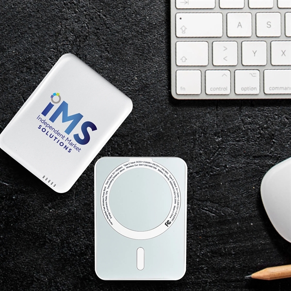 5000 mAh 15W Wireless Magnetic Power Bank - 5000 mAh 15W Wireless Magnetic Power Bank - Image 5 of 5