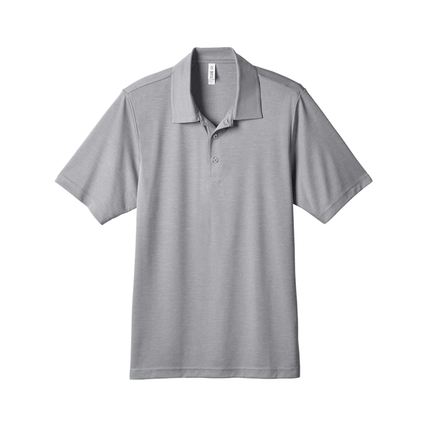 Team 365 Men's Zone Sonic Heather Performance Polo - Team 365 Men's Zone Sonic Heather Performance Polo - Image 17 of 39