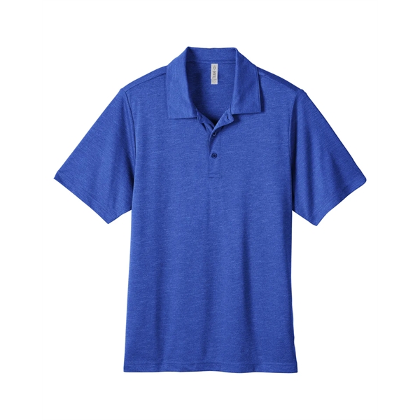 Team 365 Men's Zone Sonic Heather Performance Polo - Team 365 Men's Zone Sonic Heather Performance Polo - Image 32 of 39