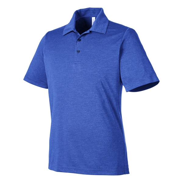 Team 365 Men's Zone Sonic Heather Performance Polo - Team 365 Men's Zone Sonic Heather Performance Polo - Image 34 of 39