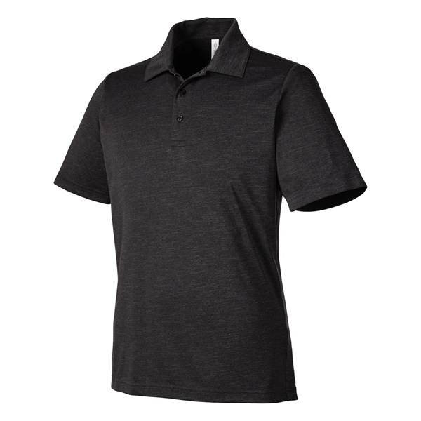 Team 365 Men's Zone Sonic Heather Performance Polo - Team 365 Men's Zone Sonic Heather Performance Polo - Image 39 of 39