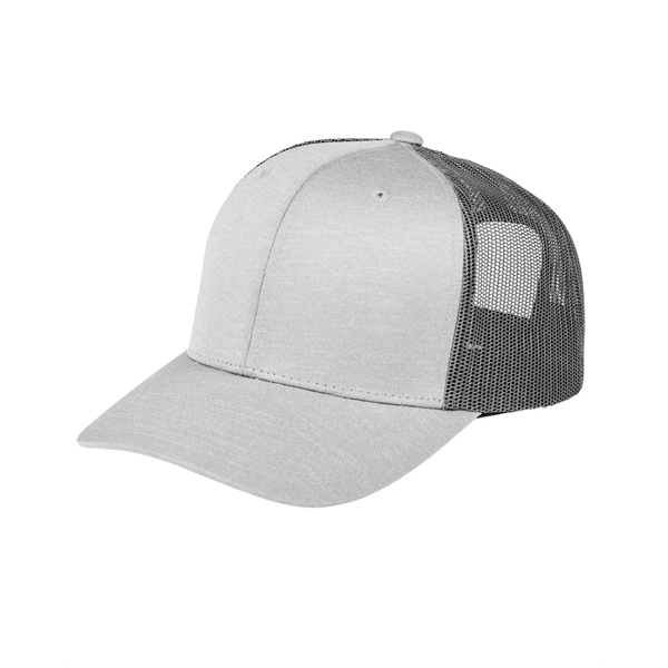 Team 365 by Yupoong® Adult Zone Sonic Heather Trucker Cap - Team 365 by Yupoong® Adult Zone Sonic Heather Trucker Cap - Image 27 of 47