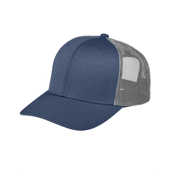 Team 365 by Yupoong® Adult Zone Sonic Heather Trucker Cap - Team 365 by Yupoong® Adult Zone Sonic Heather Trucker Cap - Image 33 of 47