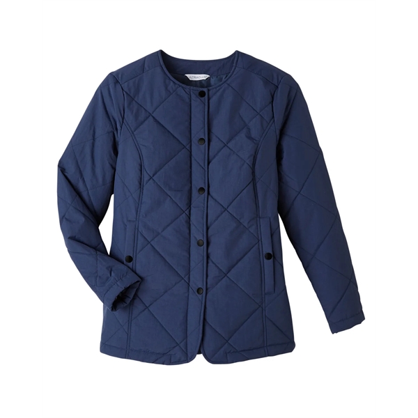 UltraClub Ladies' Dawson Quilted Hacking Jacket - UltraClub Ladies' Dawson Quilted Hacking Jacket - Image 16 of 17