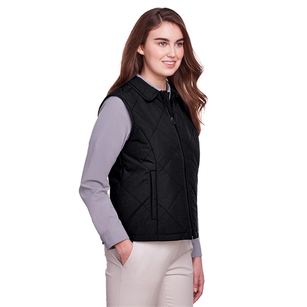 UltraClub Ladies' Dawson Quilted Hacking Vest - UltraClub Ladies' Dawson Quilted Hacking Vest - Image 5 of 11