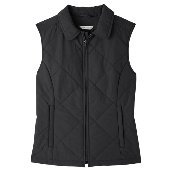 UltraClub Ladies' Dawson Quilted Hacking Vest - UltraClub Ladies' Dawson Quilted Hacking Vest - Image 6 of 11