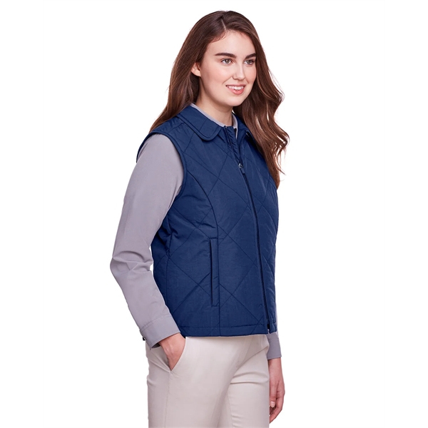 UltraClub Ladies' Dawson Quilted Hacking Vest - UltraClub Ladies' Dawson Quilted Hacking Vest - Image 9 of 11