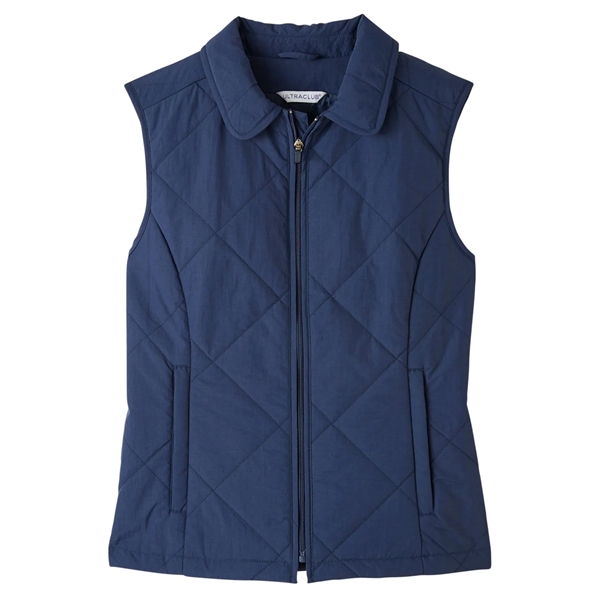 UltraClub Ladies' Dawson Quilted Hacking Vest - UltraClub Ladies' Dawson Quilted Hacking Vest - Image 10 of 11