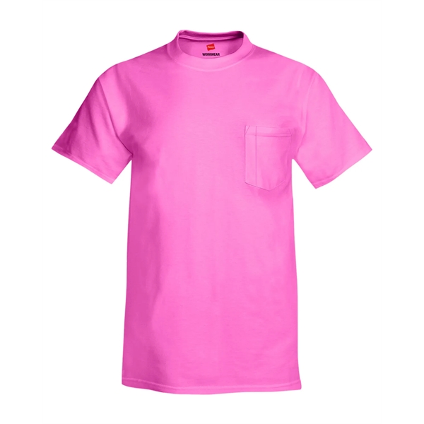 Hanes Adult Workwear Pocket T-Shirt - Hanes Adult Workwear Pocket T-Shirt - Image 47 of 52