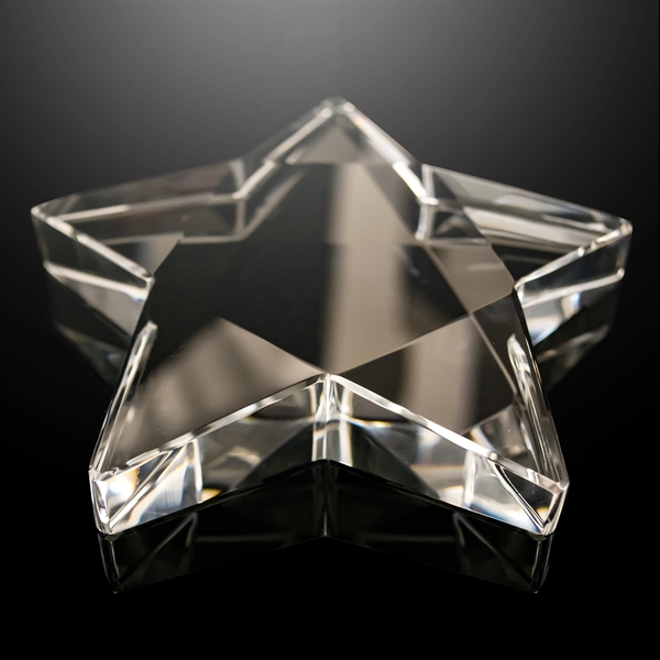 Glass Crystal Star Paperweight - Glass Crystal Star Paperweight - Image 0 of 1