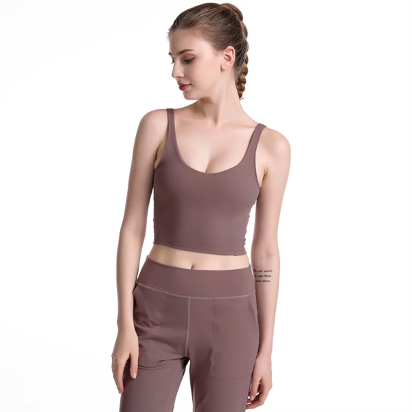 Womens' Gym Sports Bra - Womens' Gym Sports Bra - Image 3 of 4