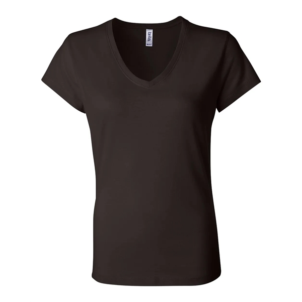 BELLA + CANVAS Women's Jersey V-Neck Tee - BELLA + CANVAS Women's Jersey V-Neck Tee - Image 8 of 42