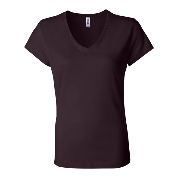 BELLA + CANVAS Women's Jersey V-Neck Tee - BELLA + CANVAS Women's Jersey V-Neck Tee - Image 28 of 42