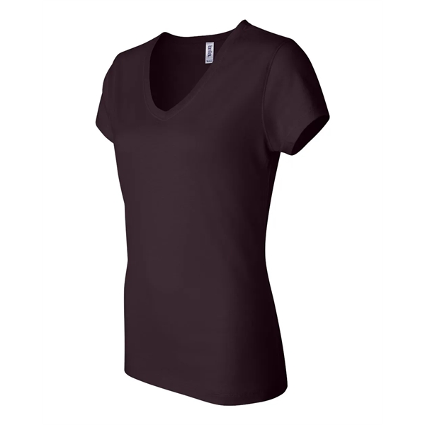 BELLA + CANVAS Women's Jersey V-Neck Tee - BELLA + CANVAS Women's Jersey V-Neck Tee - Image 29 of 42