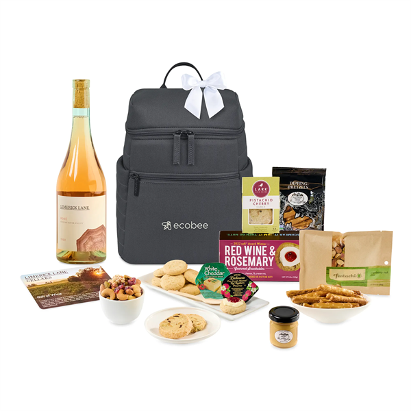 Wine & Gourmet Backpack Cooler Gift Set - Wine & Gourmet Backpack Cooler Gift Set - Image 0 of 3