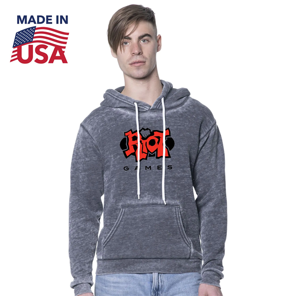 USA Made Unisex Burnout Pullover Hoody - USA Made Unisex Burnout Pullover Hoody - Image 0 of 2