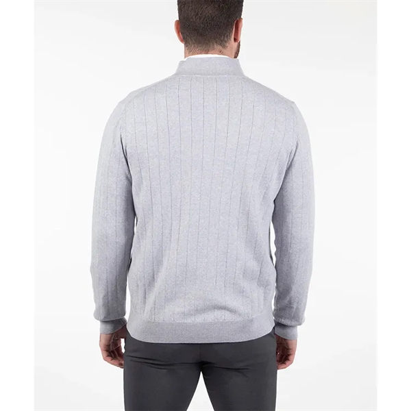 Bobby Jones Signature Merino 1/4 Zip Mock Neck Wind Sweater - Bobby Jones Signature Merino 1/4 Zip Mock Neck Wind Sweater - Image 2 of 4