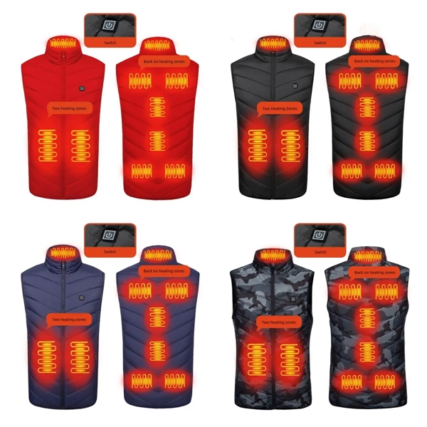 Heated Vest 9 Heating Zones - Heated Vest 9 Heating Zones - Image 2 of 4