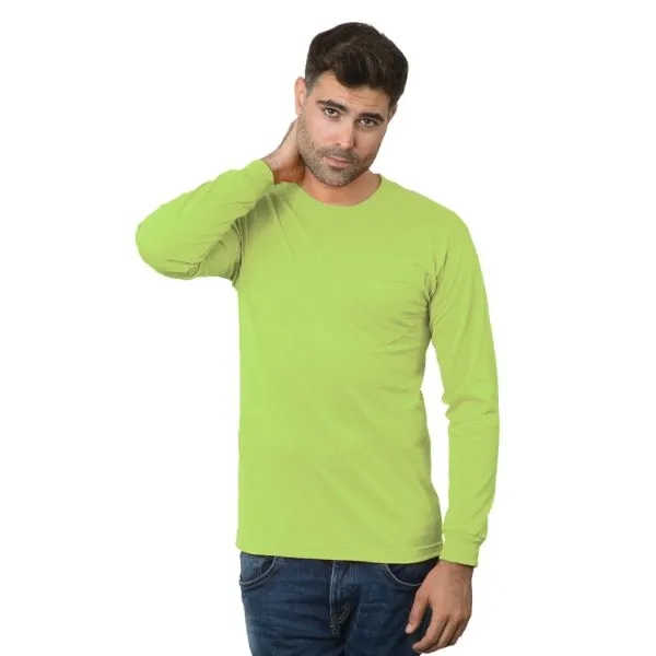 USA-Made Non-ANSI PolyCotton Safety Long Sleeve Pocket Shirt - USA-Made Non-ANSI PolyCotton Safety Long Sleeve Pocket Shirt - Image 2 of 2