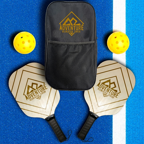 Wood Pickleball Set - Wood Pickleball Set - Image 0 of 3