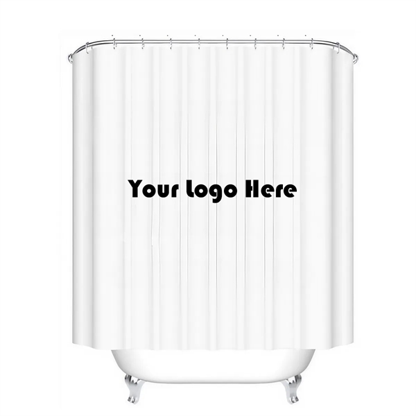 Custom Shower Curtain with Plastic Hook - Custom Shower Curtain with Plastic Hook - Image 0 of 3