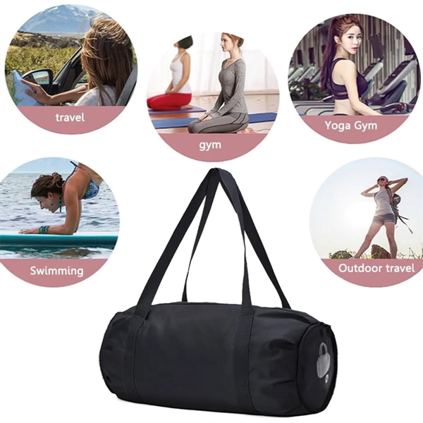 25L Gym Foldable Sport Bag with Wet Pocket - 25L Gym Foldable Sport Bag with Wet Pocket - Image 3 of 5