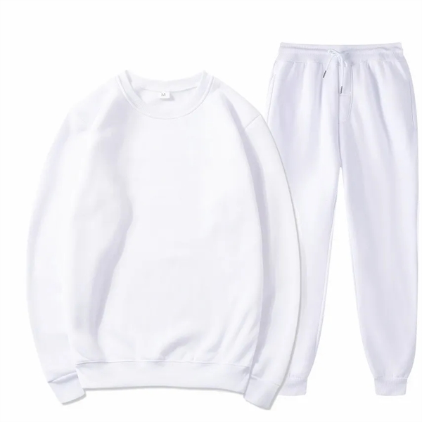 Fleece Hoodie Set Round Collar Fall Winter - Fleece Hoodie Set Round Collar Fall Winter - Image 6 of 18