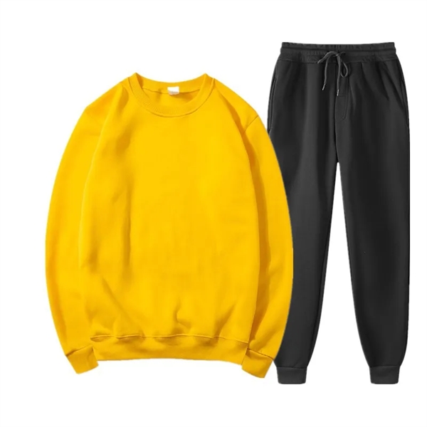 Fleece Hoodie Set Round Collar Fall Winter - Fleece Hoodie Set Round Collar Fall Winter - Image 14 of 18