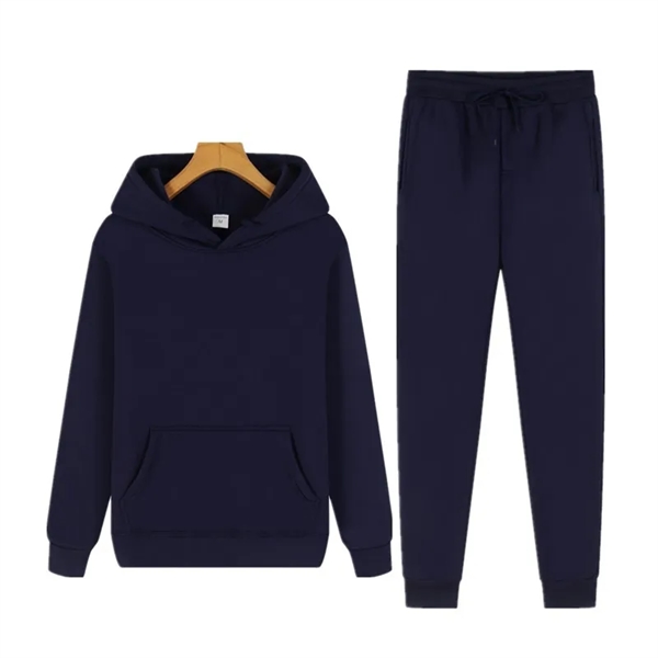 Men's Casual Outdoor Sports Hoodie Solid Color - Men's Casual Outdoor Sports Hoodie Solid Color - Image 2 of 13