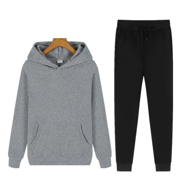 Men's Casual Outdoor Sports Hoodie Solid Color - Men's Casual Outdoor Sports Hoodie Solid Color - Image 5 of 13
