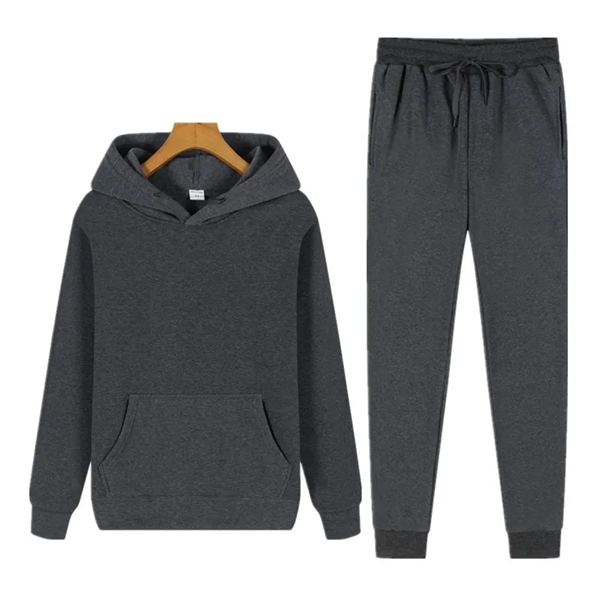Men's Casual Outdoor Sports Hoodie Solid Color - Men's Casual Outdoor Sports Hoodie Solid Color - Image 10 of 13