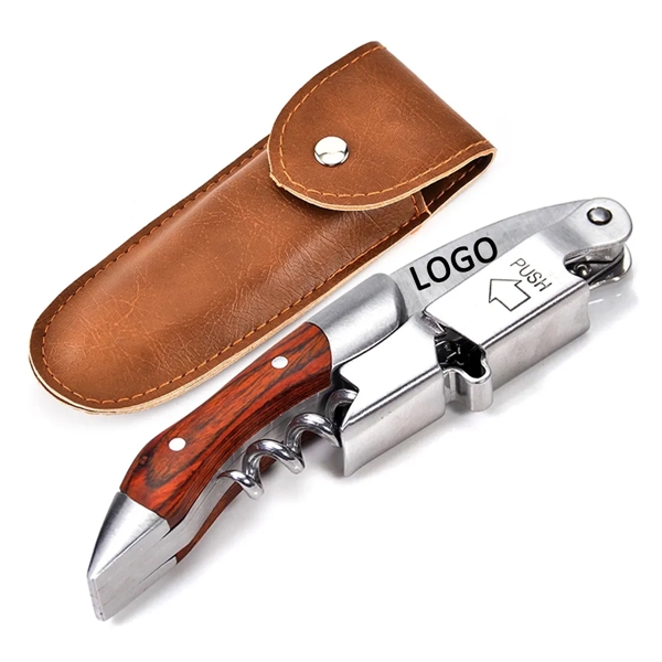 Wooden Handle Wine Opener - Wooden Handle Wine Opener - Image 0 of 3