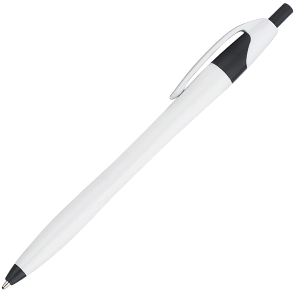 White Barrel European Design Ballpoint Pen - White Barrel European Design Ballpoint Pen - Image 5 of 5