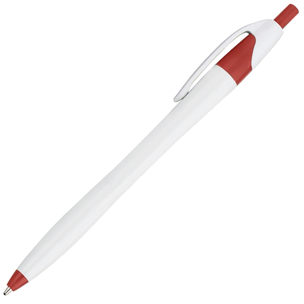 White Barrel European Design Ballpoint Pen - White Barrel European Design Ballpoint Pen - Image 1 of 5