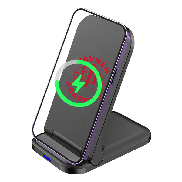 Peoria 15W Foldable Wireless Charger Stand - Peoria 15W Foldable Wireless Charger Stand - Image 1 of 9