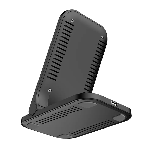 Peoria 15W Foldable Wireless Charger Stand - Peoria 15W Foldable Wireless Charger Stand - Image 5 of 9