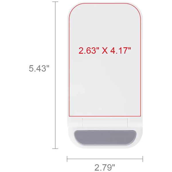 Peoria 15W Foldable Wireless Charger Stand - Peoria 15W Foldable Wireless Charger Stand - Image 9 of 9