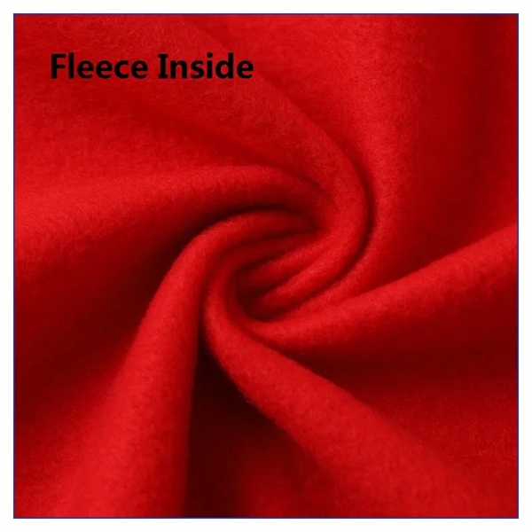 Stand Collar Fleece Hoodie Men&Women - Stand Collar Fleece Hoodie Men&Women - Image 1 of 4