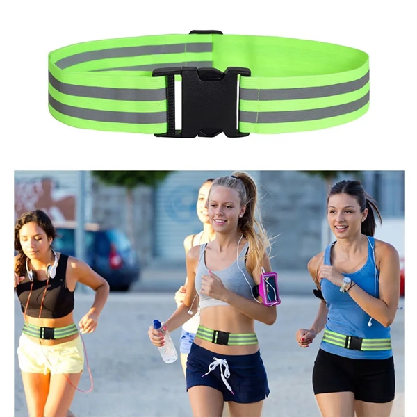 High Visibility Double Reflective Stripe Safety Belt - High Visibility Double Reflective Stripe Safety Belt - Image 2 of 3