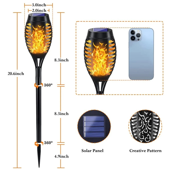 Flickering Flame Lights for Halloween Christmas Decorations - Flickering Flame Lights for Halloween Christmas Decorations - Image 1 of 4