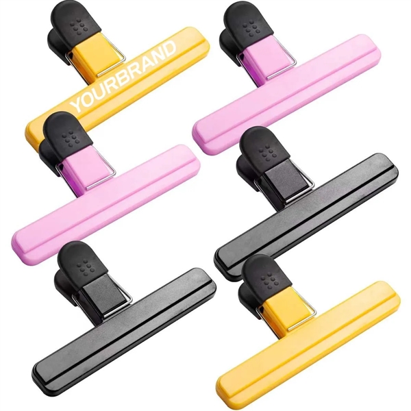 6 Inch Multi-purpose Multicolor Food Snack Bag Paper Clips - 6 Inch Multi-purpose Multicolor Food Snack Bag Paper Clips - Image 0 of 4