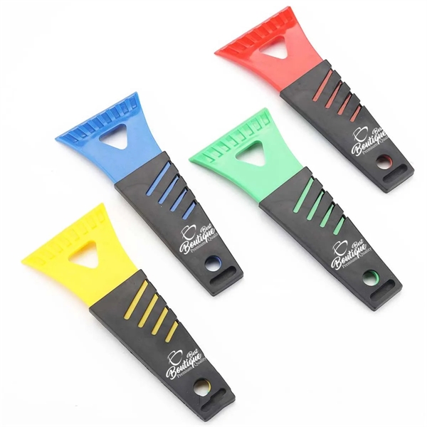 7" Winter Car Accessorie Multipurpose Multicolor Ice Scraper - 7" Winter Car Accessorie Multipurpose Multicolor Ice Scraper - Image 0 of 3