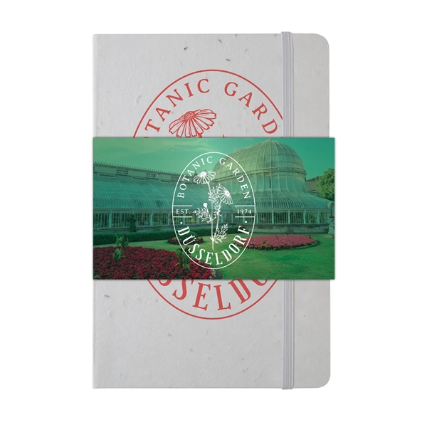 Recycled Seed Paper Journal w/ Graphic Wrap - Recycled Seed Paper Journal w/ Graphic Wrap - Image 0 of 0